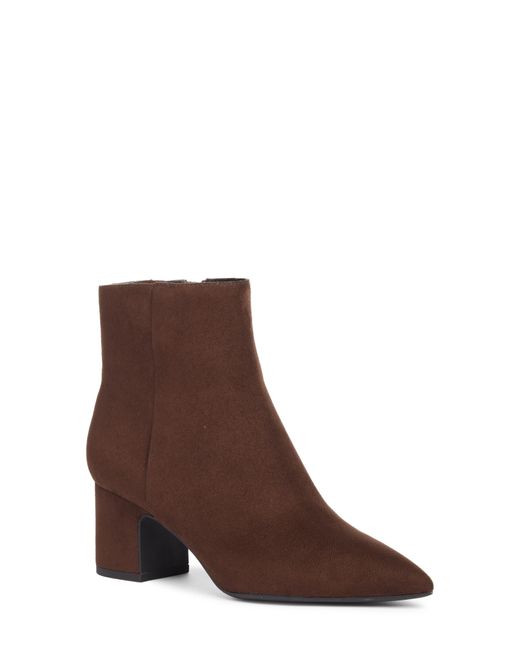 BP. Brown Martha Pointed Toe Bootie