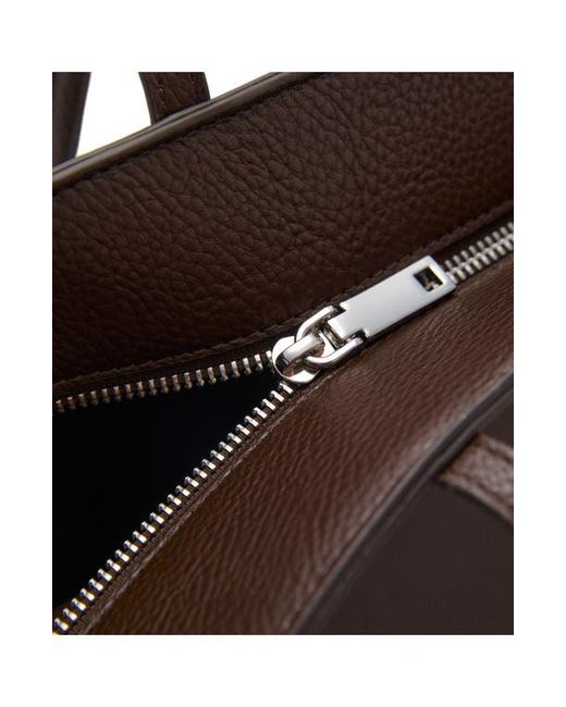 Mango Brown Double Handle Shopper Tote