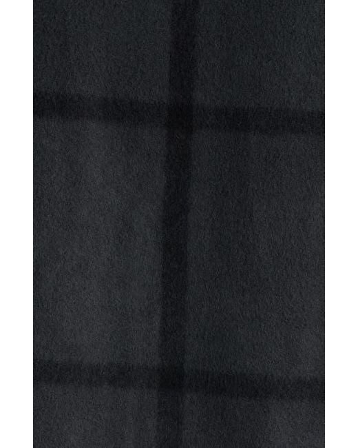Alex Crane Black Park Wool Overshirt for men