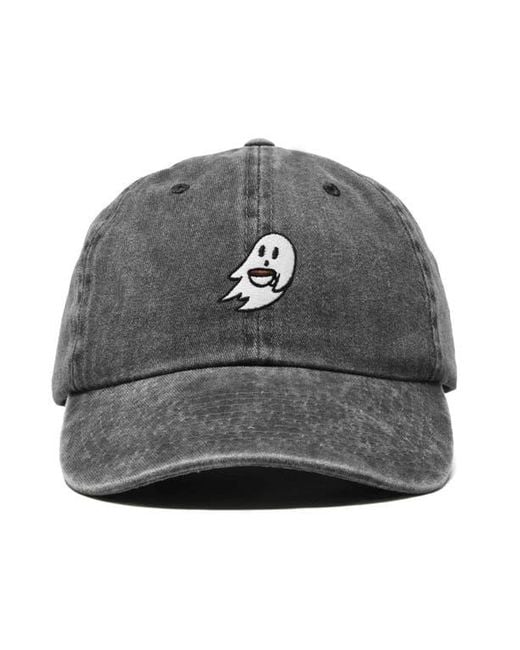 Alix Gray Coffee Ghost Embroidered Hat