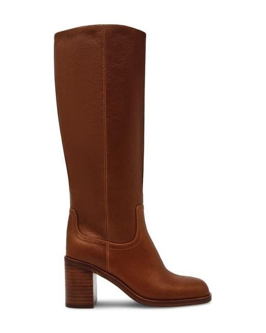 Steve Madden Brown Woodstock Knee High Boot