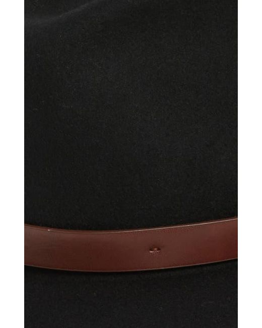 Brixton Black Messer Fedora Hat