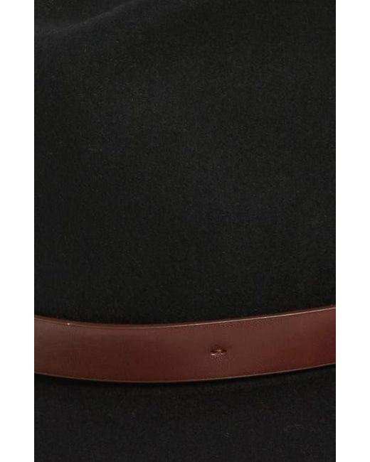 Brixton Black Messer Fedora Hat