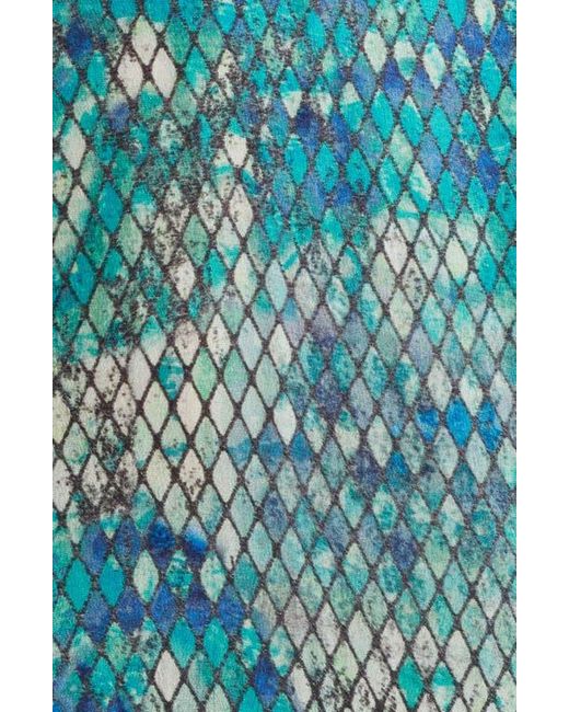 Apny Blue Printed Top