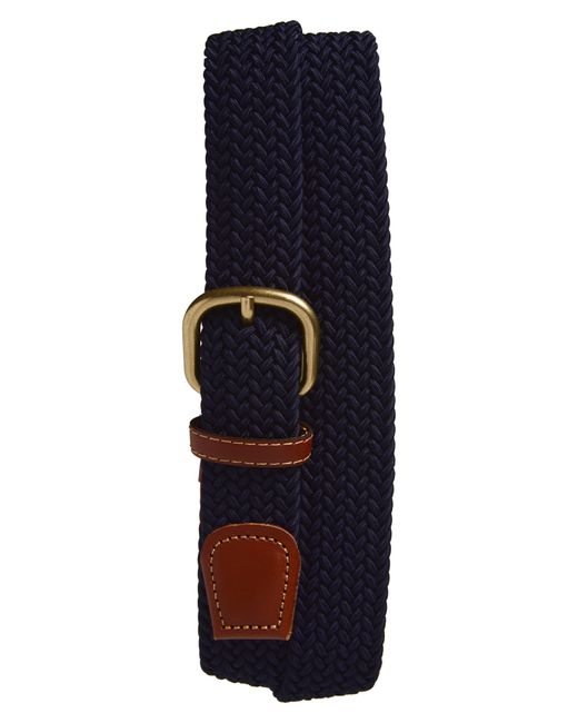 Noah NYC Blue Elastic Belt for men