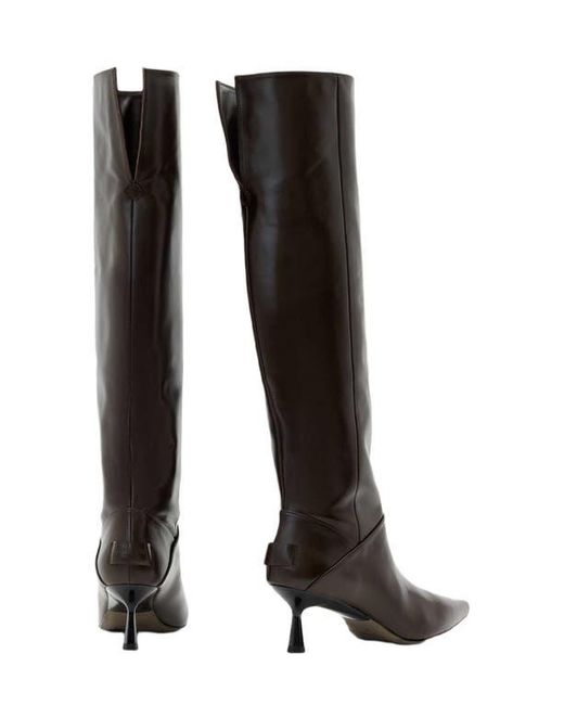 AllSaints Black Odyssey Knee High Boot