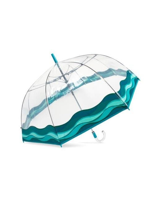 Shedrain Blue Auto Open Bubble Stick Umbrella