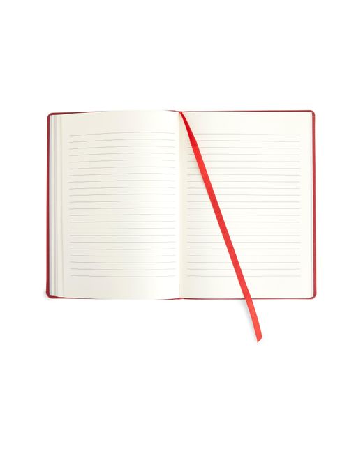 ROYCE New York Red Personalized Leather Journal