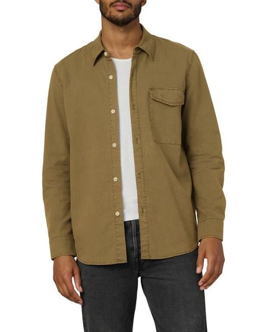Joe's Jeans Natural The Reynolds Workwear Button-Up Shirt for men