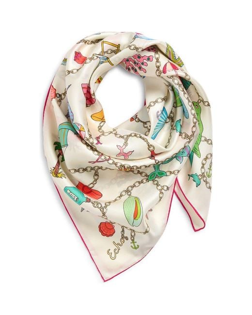 Echo Green Charmed Life Silk Scarf