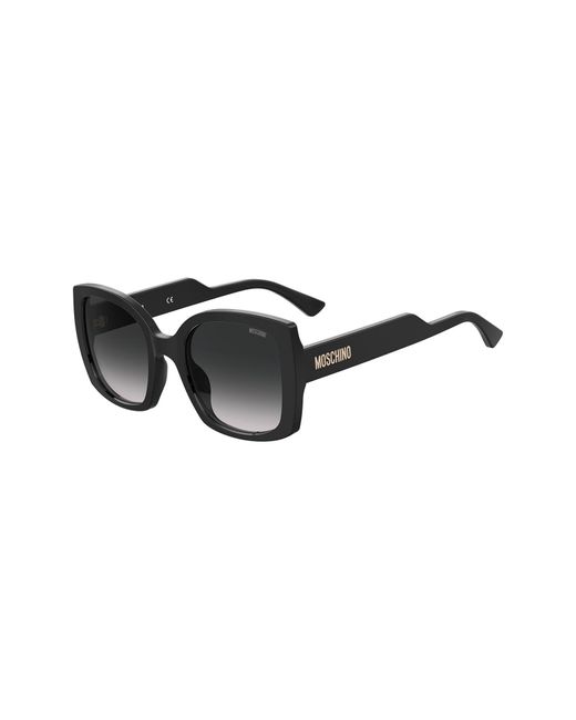 Moschino Black 54mm Gradient Square Sunglasses