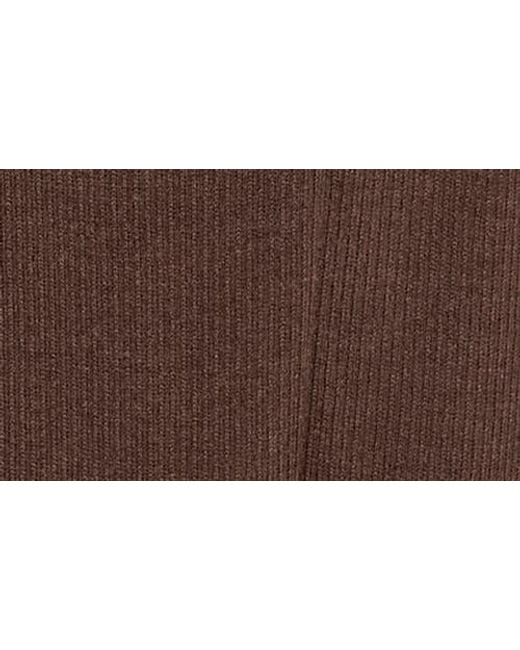 Donna Karan Brown Belted Cardigan