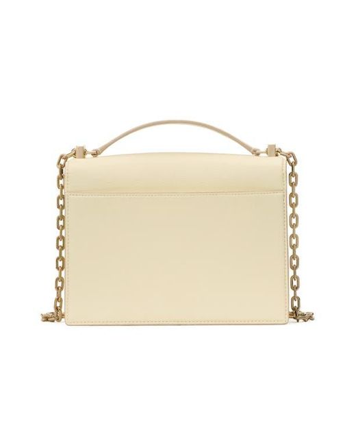Kate Spade Natural Deco Pebbled Leather Convertible Crossbody Bag