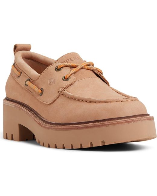Sperry Top-Sider Natural Authentic Original Lug Boat Shoe