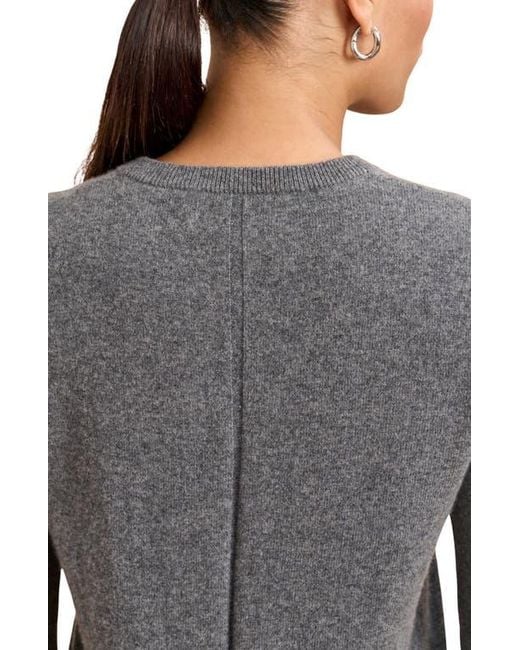 La Ligne Black Solid Lean Lines Sweater