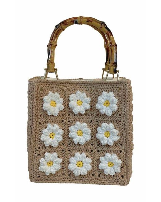 Jelavu Metallic Blossom Crossbody Bag