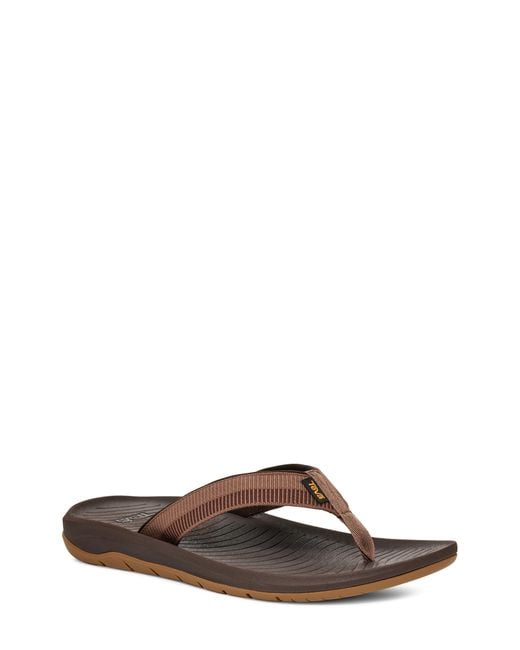 Teva Brown Hurricane Flip Flop for men