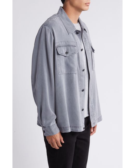 7 For All Mankind Gray Shirt Jacket for men