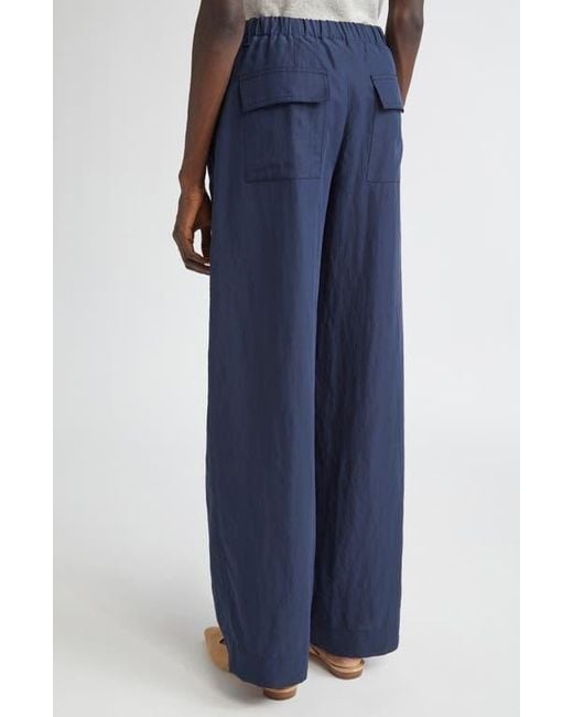 Vince Blue Fluid Utility Pants