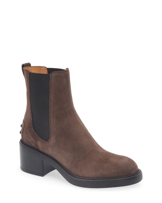 Tod's Brown Chelsea Boot
