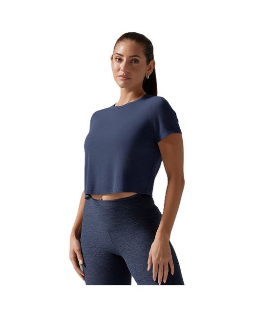Tavi Blue Ribbed Tee