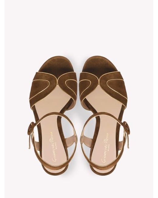Gianvito Rossi Brown Tamara Sandals