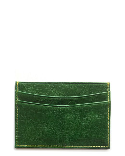 M-clip Green M-clip Rfid Leather Card Case for men