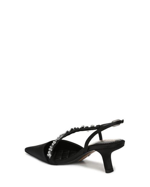 Sam Edelman Black Bonnie Slingback Pointed Toe Pump