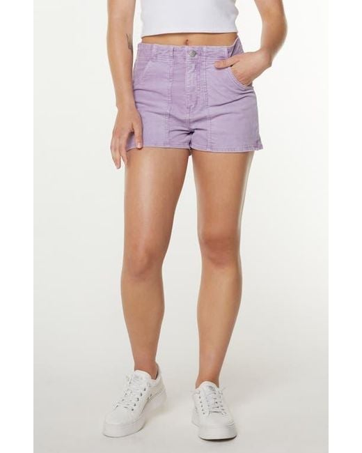 Roxy Pink Throwback Corduroy Shorts