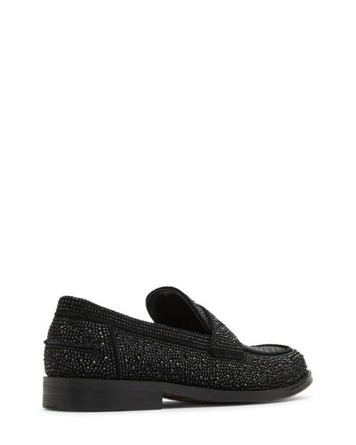Steve Madden Black Natan Penny Loafer for men