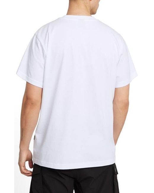 G-Star White Burger Box Rain Oversize Graphic T-Shirt for men