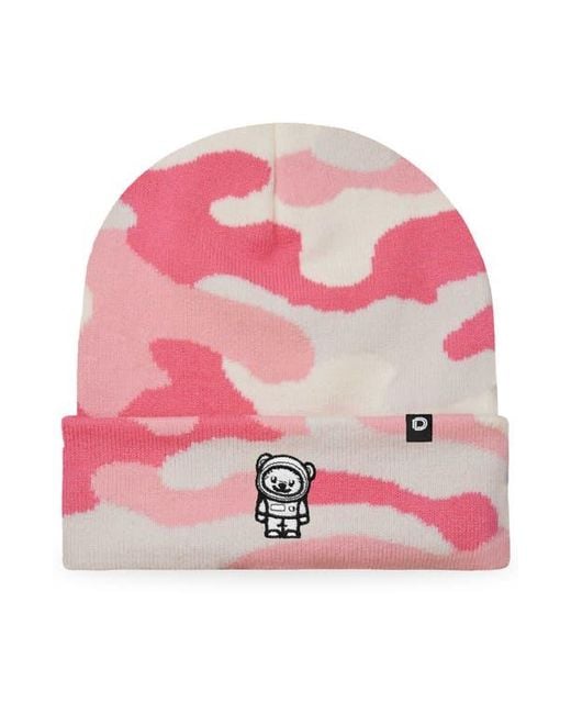 Alix Pink Ice Bear Beanie for men