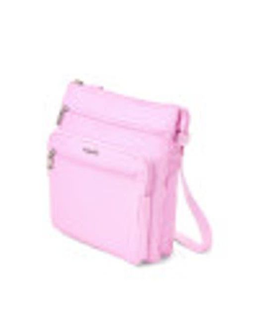Baggallini Pink Out And About Crossbody Bag