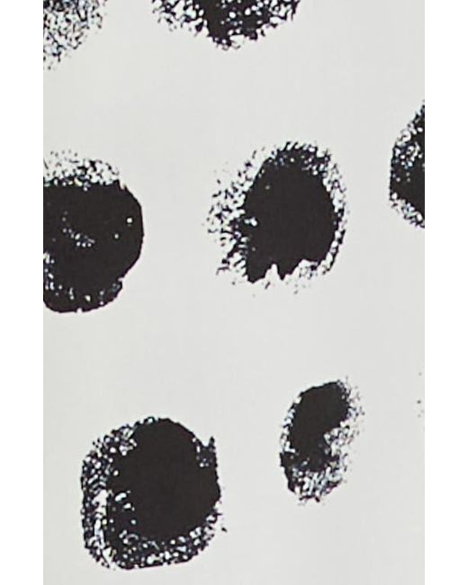 Marina Rinaldi Black Nilo Print Poplin Tunic Shirt