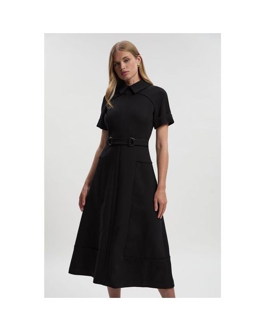 chinese dress ladies Karen Millen - Floral Lace Midi Dress