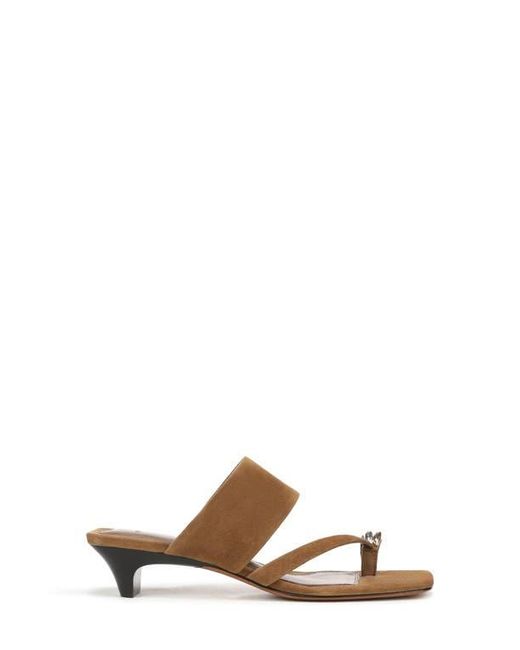 Vince Brown Stacy Toe Loop Sandal