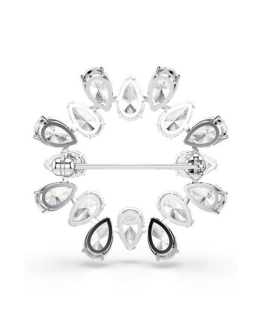 Swarovski Blue Matrix Pear-Cut Crystal Brooch