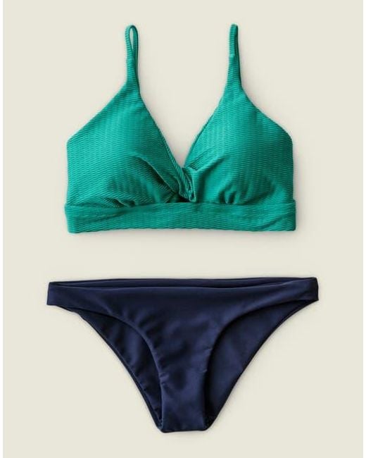 Carve Designs Women's Blue Sanitas 2.0 Compression Bottom bikinis