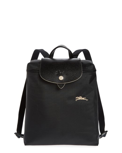Longchamp Black Le Pliage Club Backpack