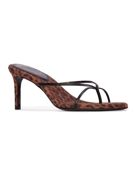 Black Suede Studio Brown Gem 65 Sandal