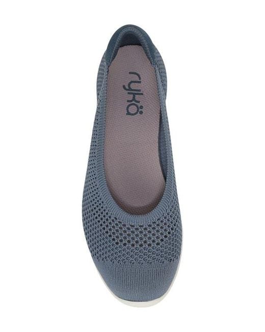 Ryka Blue Clever Ballet Flat