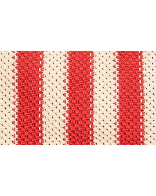 Clare V. Red Simple Crochet Tote