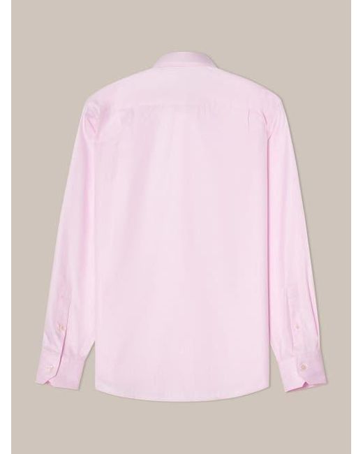 Robert Talbott White Reynolds Double Twill Contemporary Fit Shirt for men