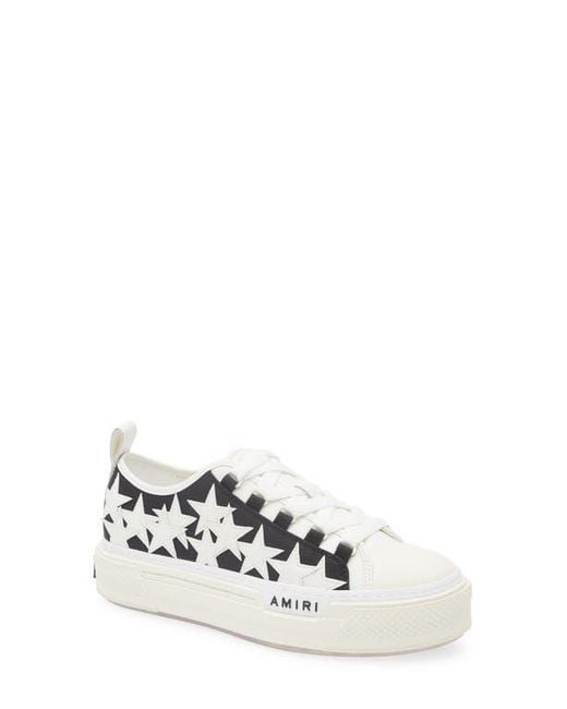 Amiri Metallic Stars Court Platform Sneaker