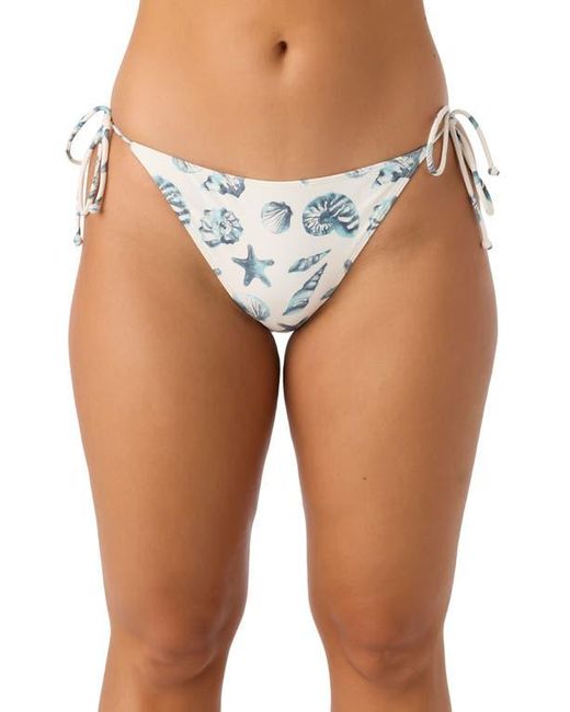 O'neill Sportswear Blue Saltwater Essentials Maracas Side Tie Bikini Bottoms