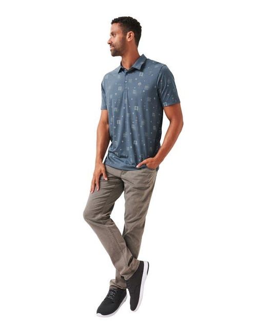 Travis Mathew Blue Quick Trip Polo for men