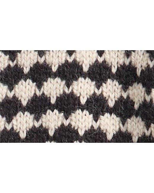 Wax London Black Walker Bubble Knit Wool Blend Cardigan for men