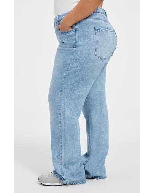 GOOD AMERICAN Weightless Good High Waist Wide Leg Jeans in Blue | Lyst