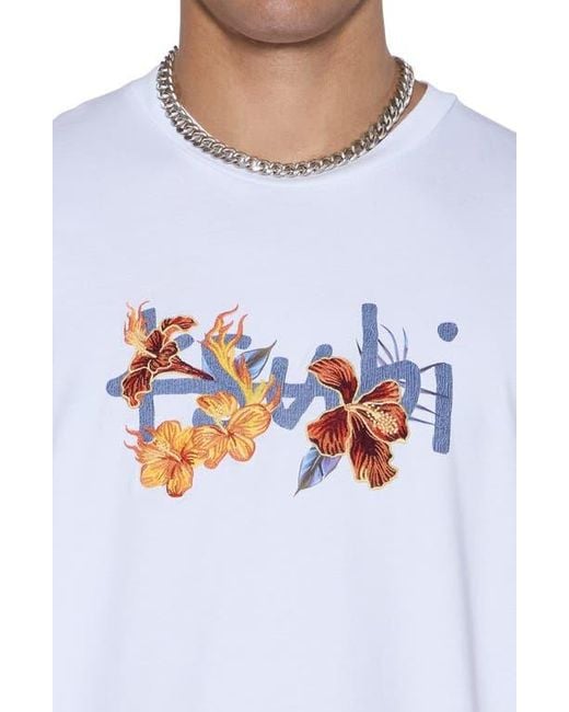 Ksubi White Romeo Biggie Oversize Graphic T-Shirt for men