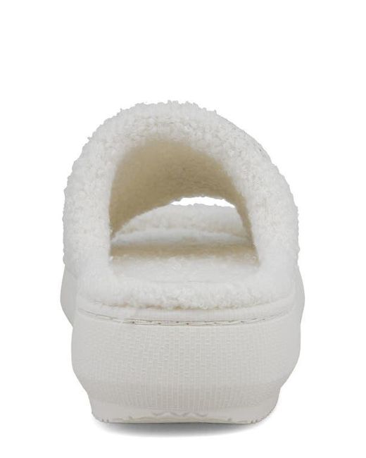MIA Gray Huggie Platform Sandal